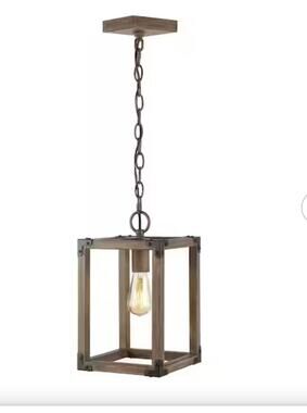 Magnolia Jonathan Y Farmhouse Rustic Barnwood Pendant Light